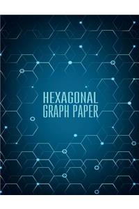 Hexagonal Graph Paper - Organic Chemistry - 150 Pages 1/4 Inch Hexagons