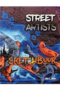 Street Artist Sketchbook - Blue