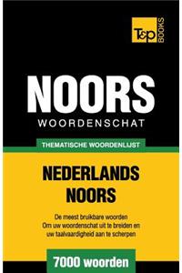 Thematische woordenschat Nederlands-Noors - 7000 woorden