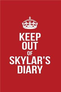 Keep Out of Skylar's Diary