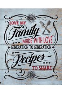 Love My Family Recipes