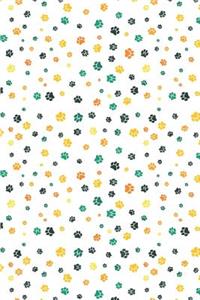 Cat Pattern - Small Colorful Paws