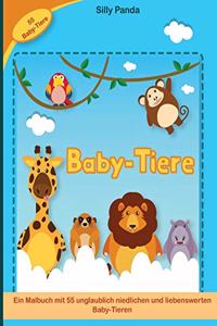 Baby Tiere Malbuch für Kinder