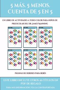 Páginas de deberes para bebés (Fichas educativas para niños)