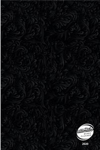 A5 Ultimate Diary Planner 2020 (Black) Goal setting, week & year to view, to do lists, stats tracking, vision board, note pages, Facebook group. Full colour. Dec 2019-Dec 2020