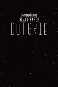 Black Paper Dot Grid Notebook