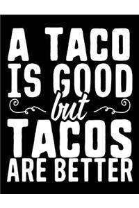 A Taco Is Good But Tacos Are Better
