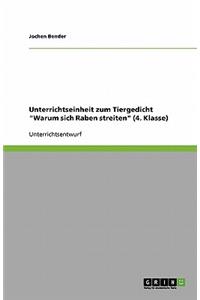 Unterrichtseinheit zum Tiergedicht 