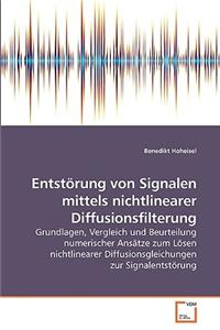 Entstörung von Signalen mittels nichtlinearer Diffusionsfilterung