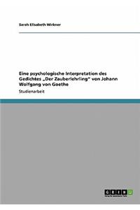 Eine Psychologische Interpretation Des Gedichtes 