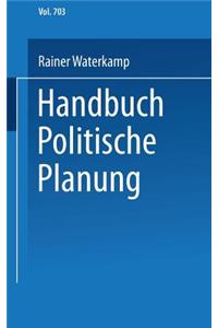 Handbuch Politische Planung