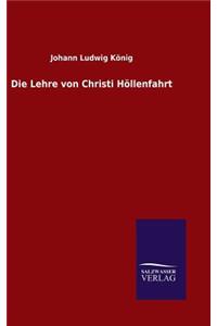 Lehre von Christi Höllenfahrt