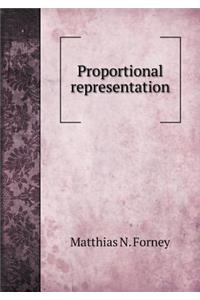 Proportional Representation