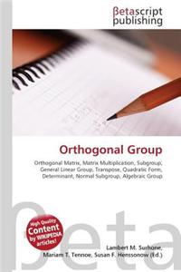 Orthogonal Group