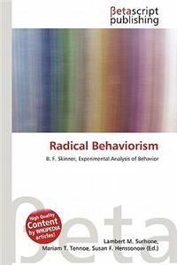 Radical Behaviorism