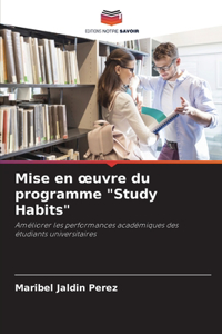 Mise en oeuvre du programme 