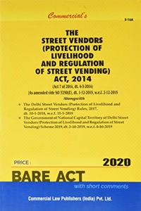 Commercial's The Street Vendors (Protection of Livelihood and Regulation of Street Vending) ACT, 2014 - 2020/edition