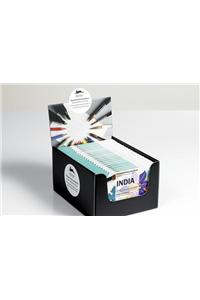 India Display Box: Display Box with 20 Postcard Colouring Books