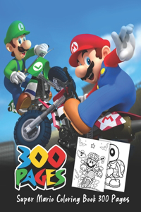 Super Mario Coloring Book 300 Pages
