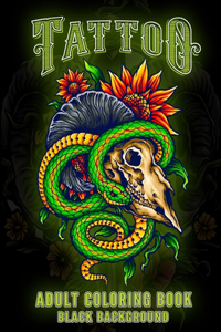 Tattoo Adult Coloring Book