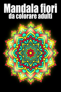 Mandala fiori da colorare adulti