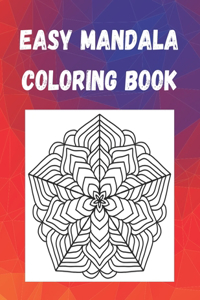 Easy Mandala Coloring Book