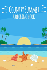 Country Summer Coloring Book