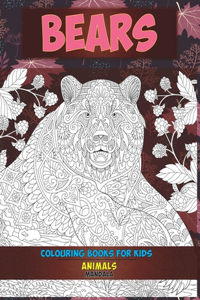 Mandala Colouring Books for Kids - Animals - Bears