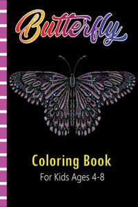 Butterfly Coloring Book for Kids Ages 4-8