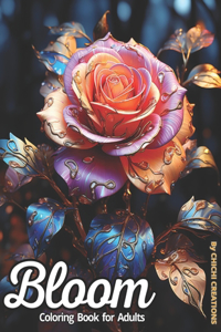 Bloom Adult Coloring Book