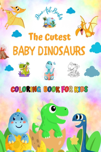 Cutest Baby Dinosaurs - Coloring Book for Kids - Creative Scenes of Adorable Baby Dinosaurs - Perfect Gift for Kids