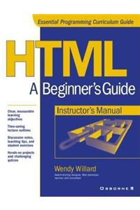 Instructor's Manual: Im Html Begineer's Gde Instructors Man