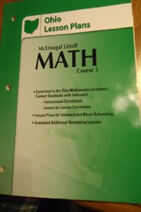 McDougal Littell Math Course 3 Ohio: Lesson Plans Course 3