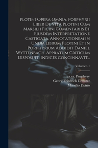 Plotini opera omnia. Porphyrii liber de vita Plotini cum Marsilii Ficini comentariis et ejusdem interpretatione castigata. Annotationem in unum librum Plotini et in Porphyrium addidit Daniel Wyttenbach. Appratum criticum disposuit, indices concinna