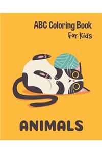 Animals ABC Coloring Book For Kids