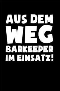 Barkeeper im Einsatz