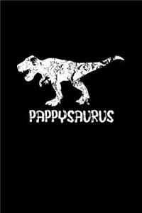 Pappysaurus: Lined Journal - Pappysaurus Trex Dinosaur Black Fun-ny Father Dad Papa Gift - Black Ruled Diary, Prayer, Gratitude, Writing, Travel, Notebook For Me