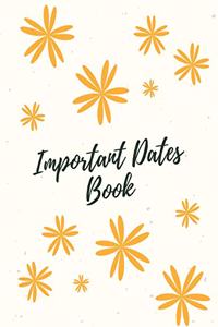 Important Dates Book