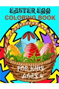 Easter Egg Coloring Book For Kids Ages 4