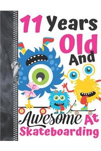 11 Years Old And Awesome At Skateboarding
