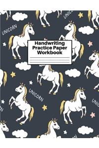 Handwriting Practice Paper Workbook