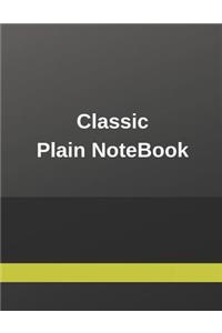 Classic Plain Notebook