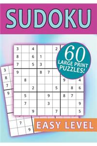 Sudoku 60 Large Print Puzzles! Easy Level