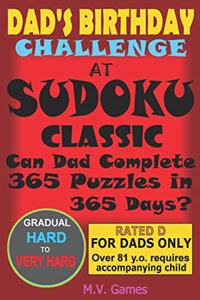 Dad's Birthday Challenge At Sudoku Classic