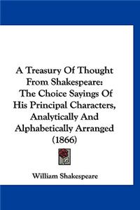 Treasury Of Thought From Shakespeare