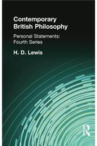Contemporary British Philosophy