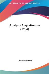 Analysis Aequationum (1784)