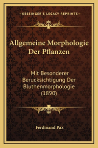 Allgemeine Morphologie Der Pflanzen