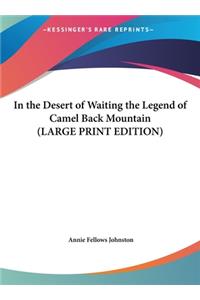 In the Desert of Waiting the Legend of Camel Back Mountain (LARGE PRINT EDITION)
