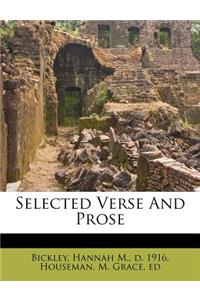 Selected Verse and Prose